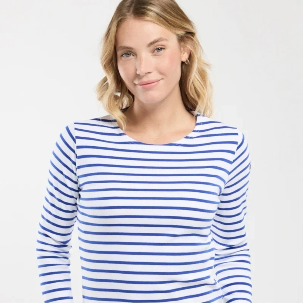 Armor Lux Navy and White Striped Top - Picture 4 of 4
